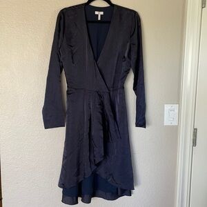Joie navy wrap dress medium